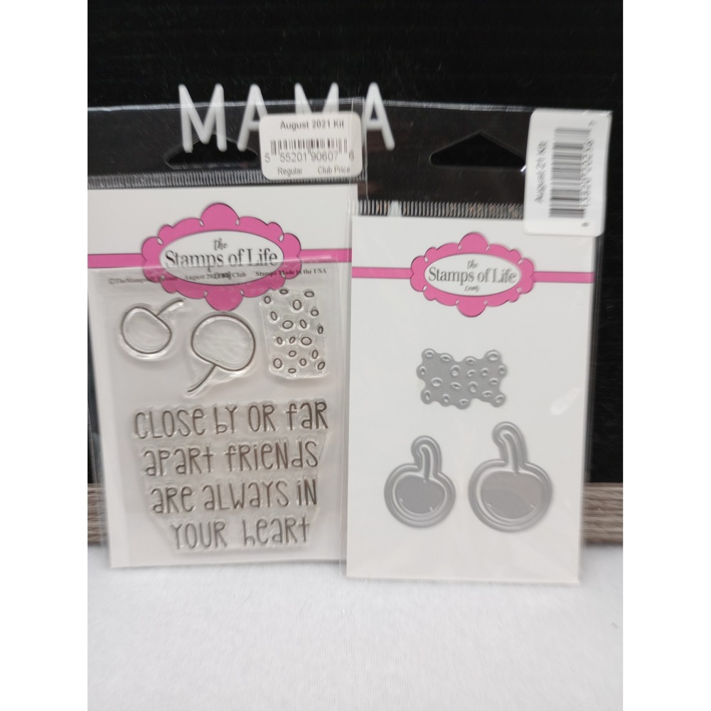 The Stamps of Life Stamp and Die Set August 2021 Kit Cherries